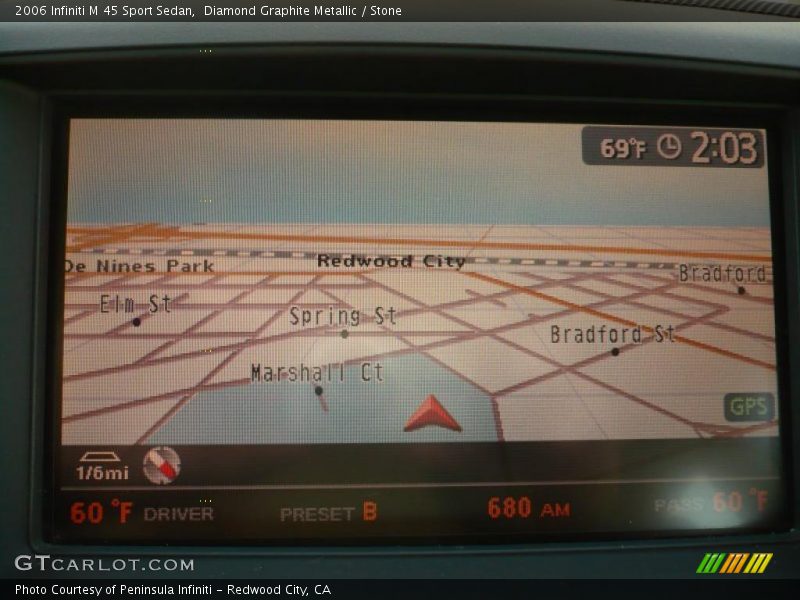 Navigation of 2006 M 45 Sport Sedan