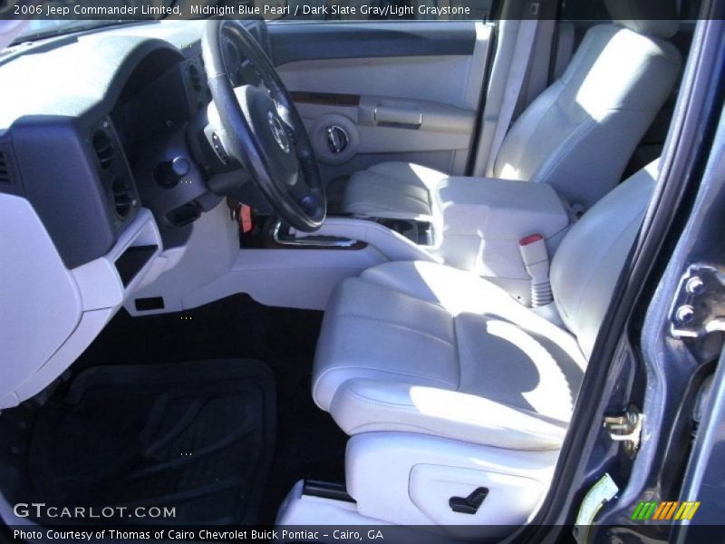 Midnight Blue Pearl / Dark Slate Gray/Light Graystone 2006 Jeep Commander Limited