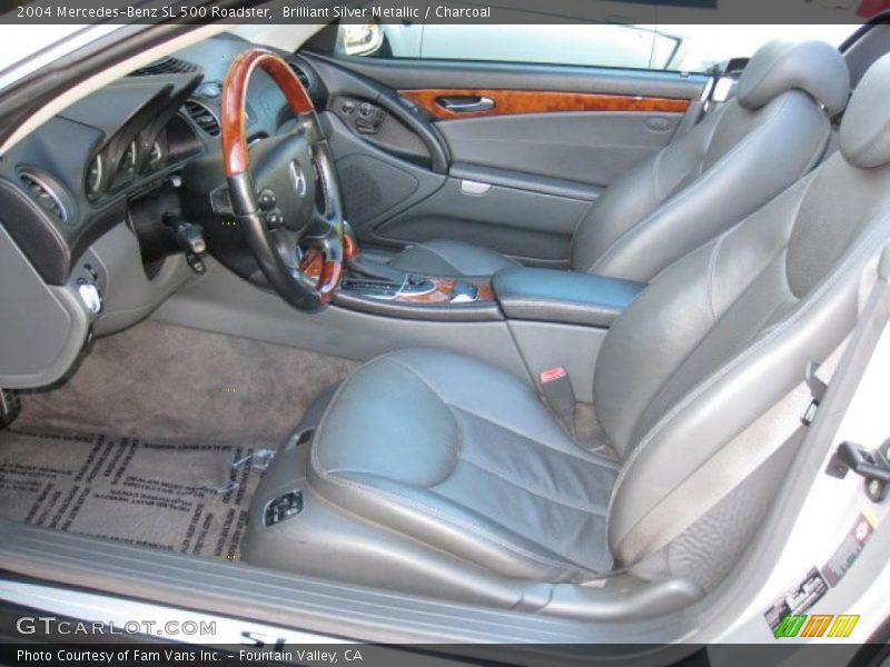  2004 SL 500 Roadster Charcoal Interior