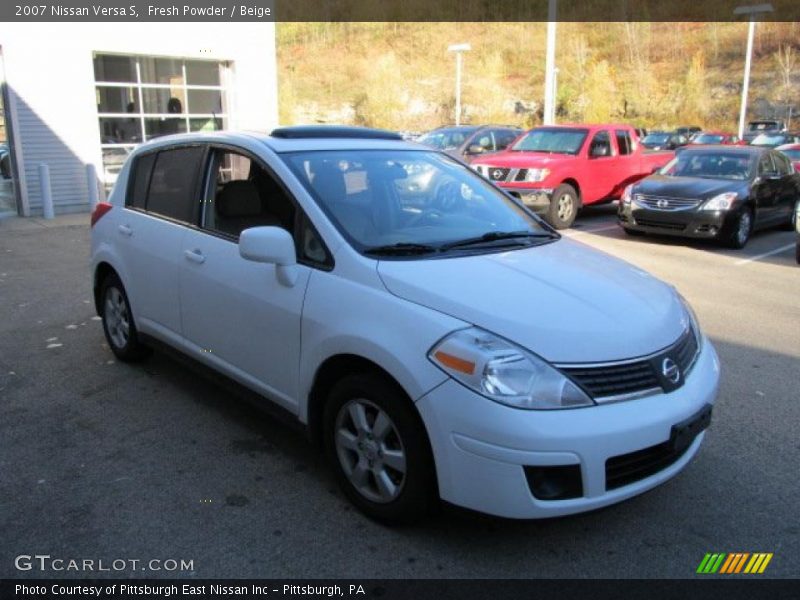 Fresh Powder / Beige 2007 Nissan Versa S