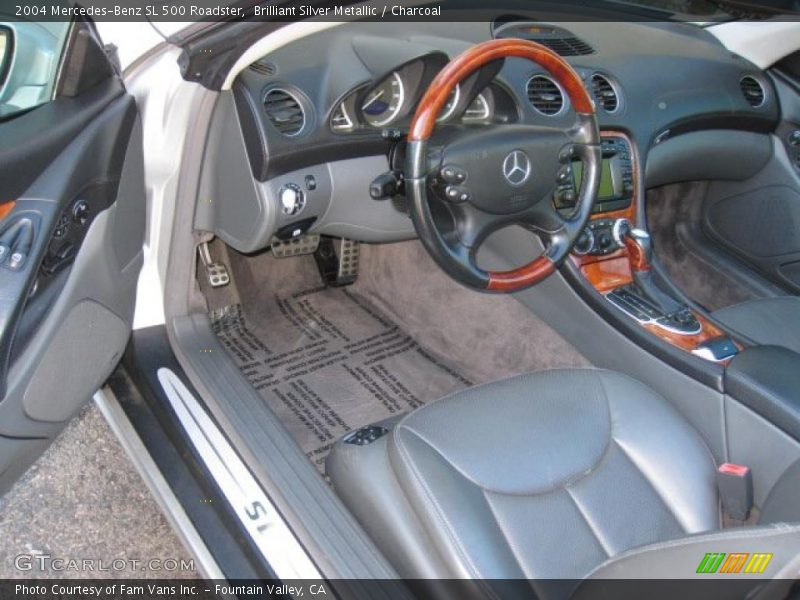  2004 SL 500 Roadster Charcoal Interior