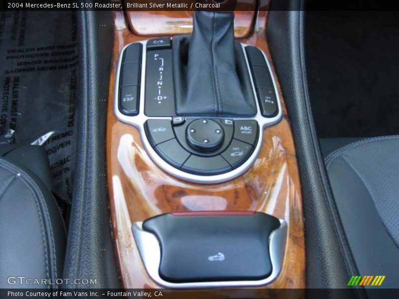 Controls of 2004 SL 500 Roadster