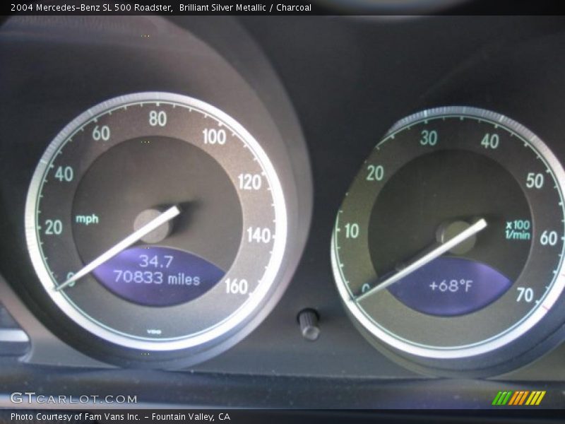  2004 SL 500 Roadster 500 Roadster Gauges