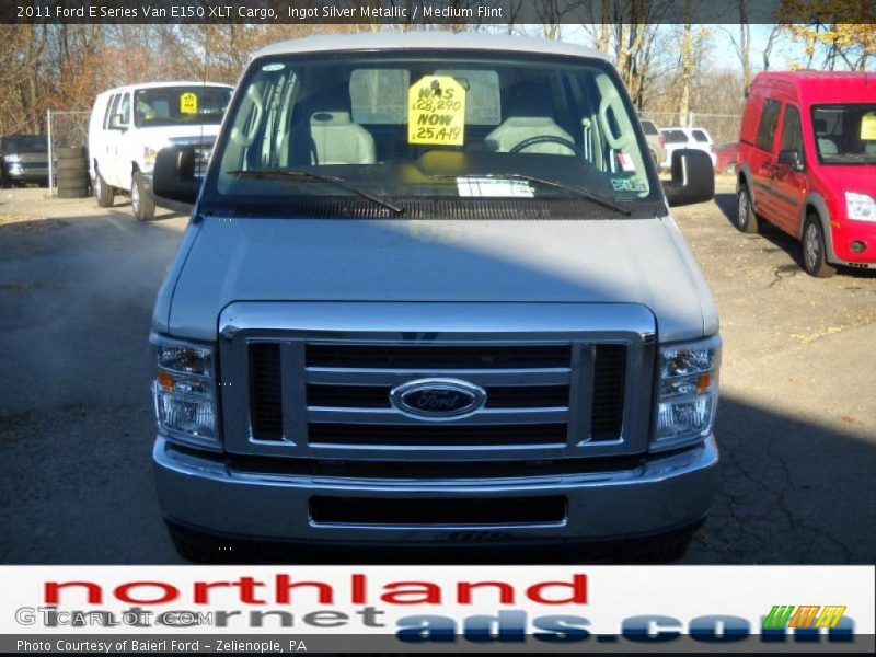 Ingot Silver Metallic / Medium Flint 2011 Ford E Series Van E150 XLT Cargo