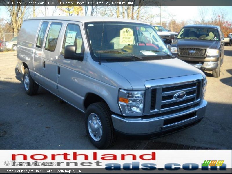 Ingot Silver Metallic / Medium Flint 2011 Ford E Series Van E150 XLT Cargo