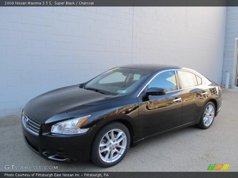 Super Black / Charcoal 2009 Nissan Maxima 3.5 S