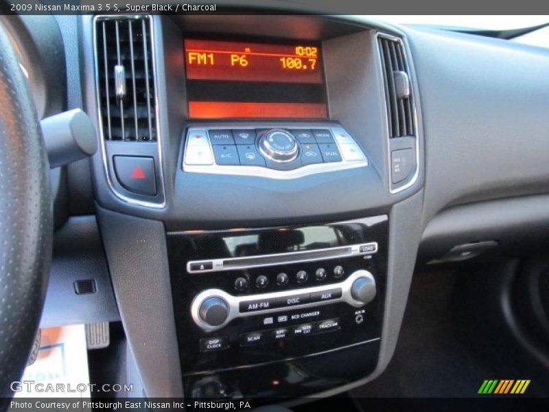 Super Black / Charcoal 2009 Nissan Maxima 3.5 S