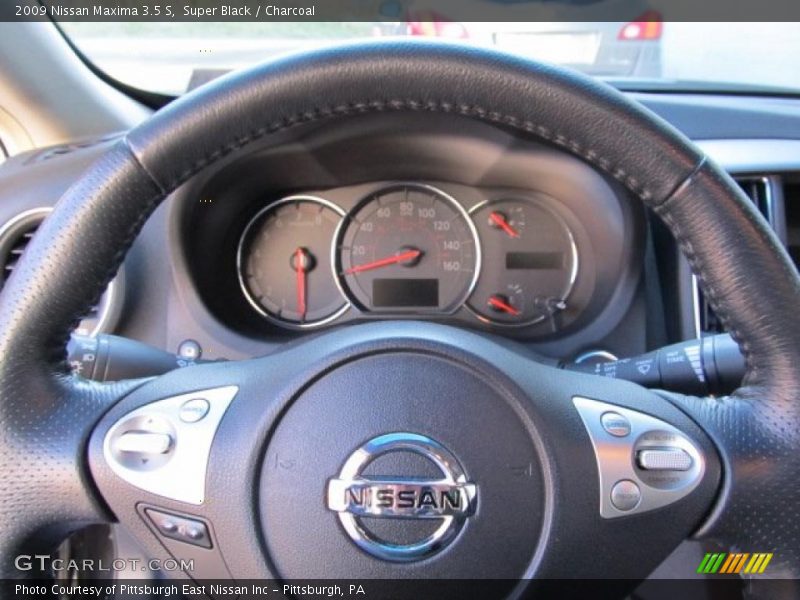 Super Black / Charcoal 2009 Nissan Maxima 3.5 S