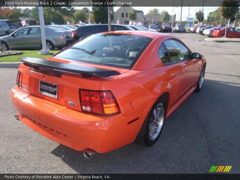 Competition Orange / Dark Charcoal 2004 Ford Mustang Mach 1 Coupe
