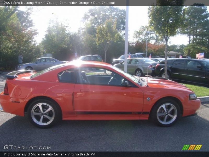 Competition Orange / Dark Charcoal 2004 Ford Mustang Mach 1 Coupe