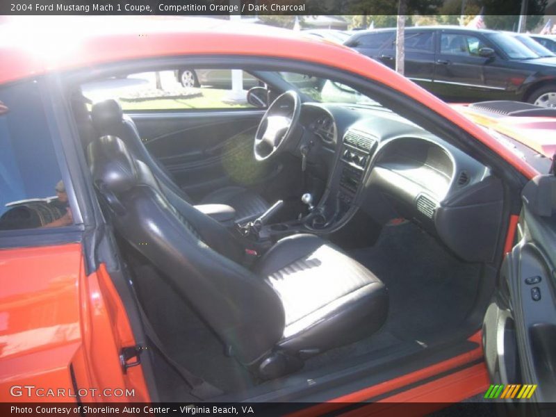 Competition Orange / Dark Charcoal 2004 Ford Mustang Mach 1 Coupe