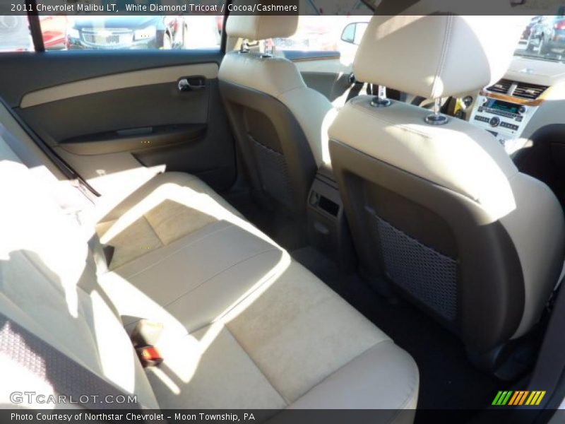White Diamond Tricoat / Cocoa/Cashmere 2011 Chevrolet Malibu LT