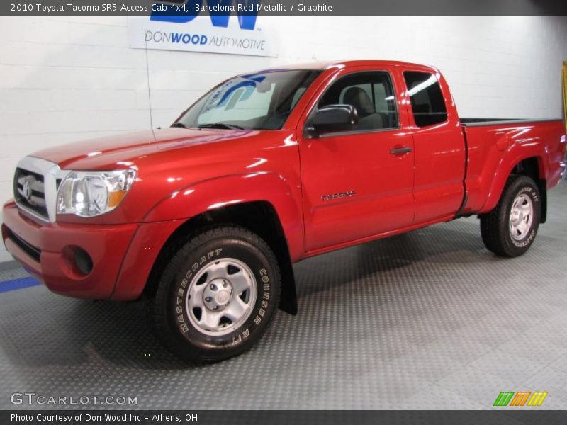 Barcelona Red Metallic / Graphite 2010 Toyota Tacoma SR5 Access Cab 4x4