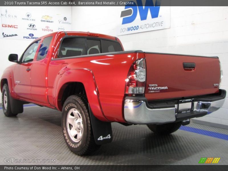 Barcelona Red Metallic / Graphite 2010 Toyota Tacoma SR5 Access Cab 4x4