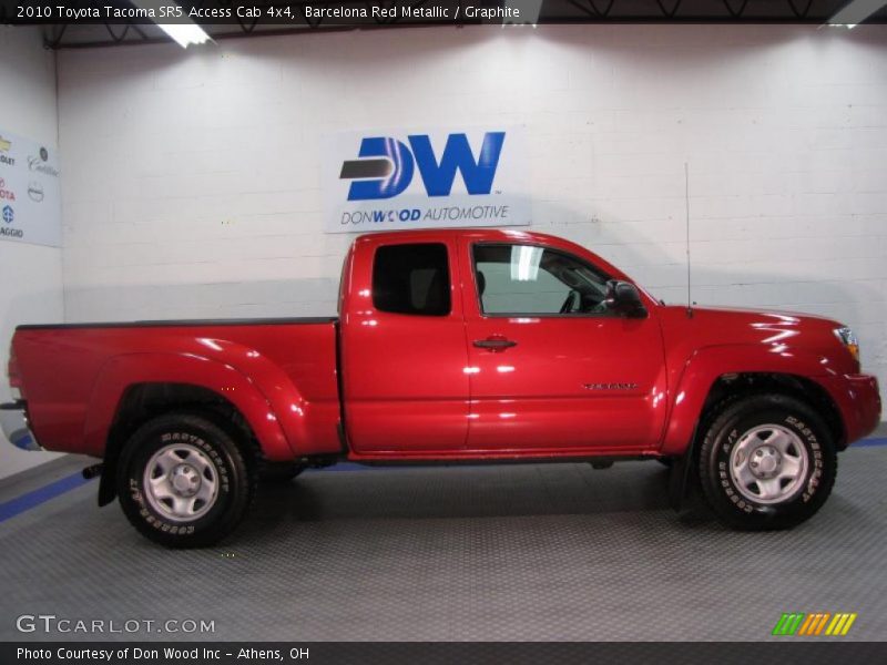 Barcelona Red Metallic / Graphite 2010 Toyota Tacoma SR5 Access Cab 4x4