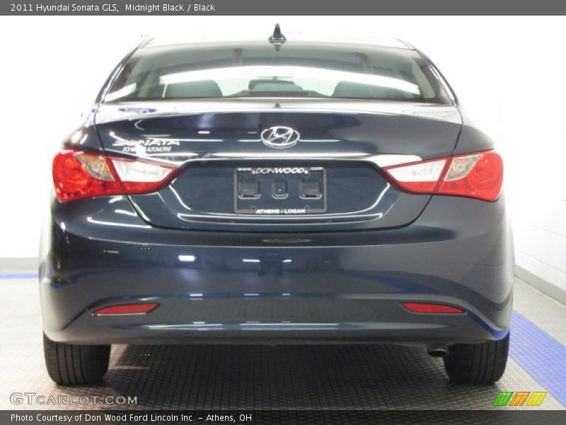 Midnight Black / Black 2011 Hyundai Sonata GLS
