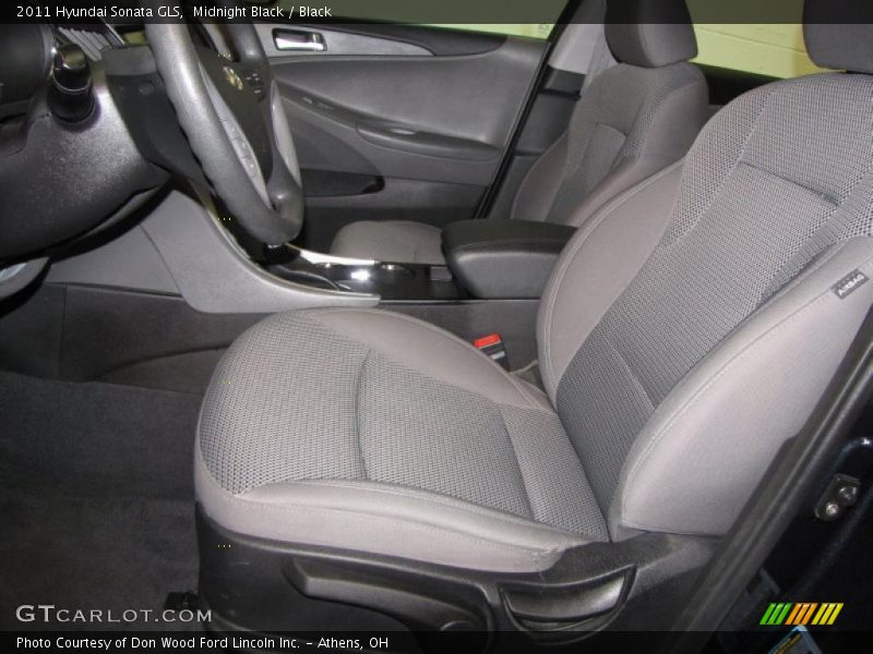 Midnight Black / Black 2011 Hyundai Sonata GLS