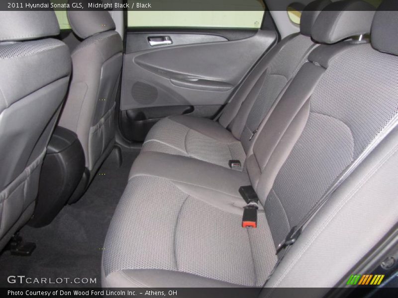 Midnight Black / Black 2011 Hyundai Sonata GLS