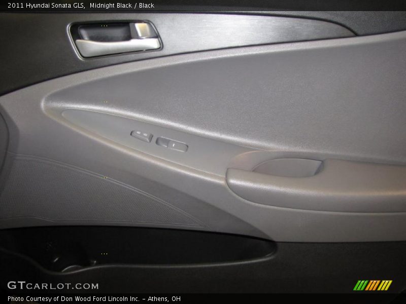 Midnight Black / Black 2011 Hyundai Sonata GLS