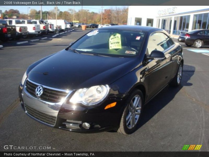 Black Uni / Titan Black 2008 Volkswagen Eos Lux