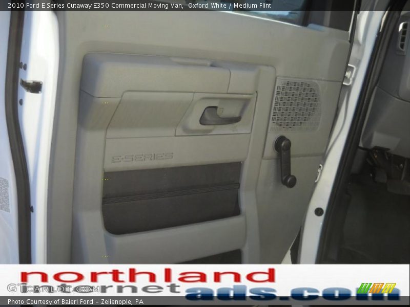 Oxford White / Medium Flint 2010 Ford E Series Cutaway E350 Commercial Moving Van