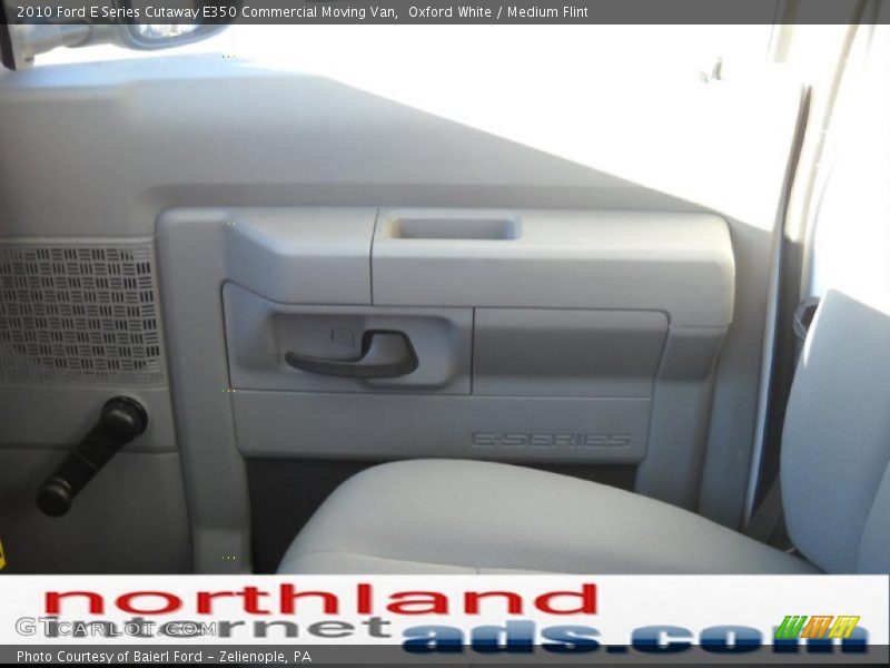Oxford White / Medium Flint 2010 Ford E Series Cutaway E350 Commercial Moving Van