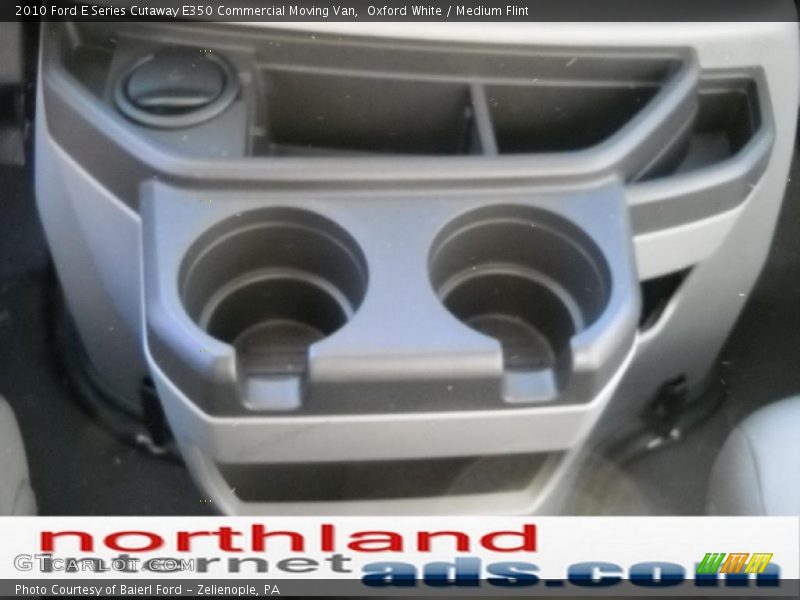 Oxford White / Medium Flint 2010 Ford E Series Cutaway E350 Commercial Moving Van