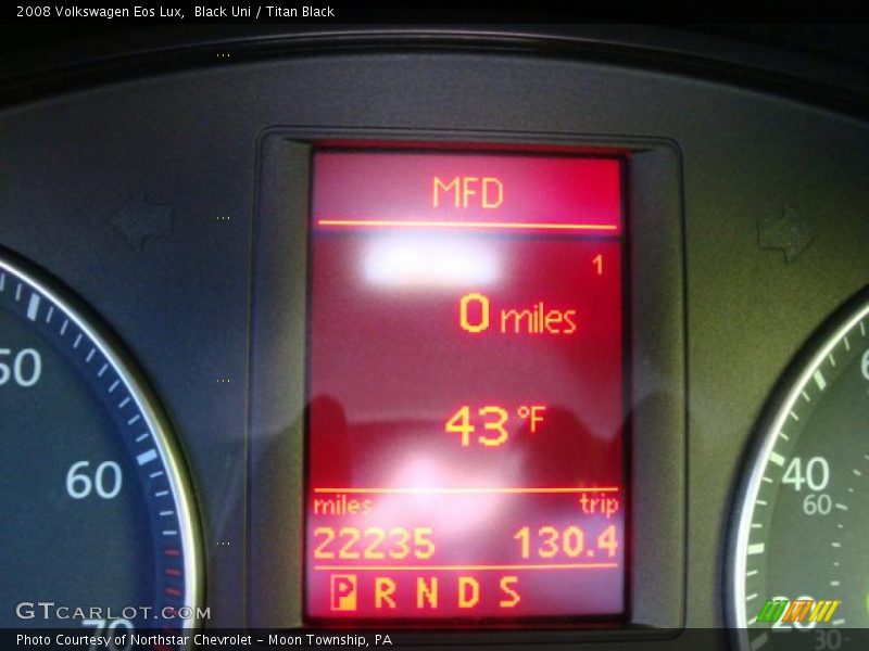 Black Uni / Titan Black 2008 Volkswagen Eos Lux