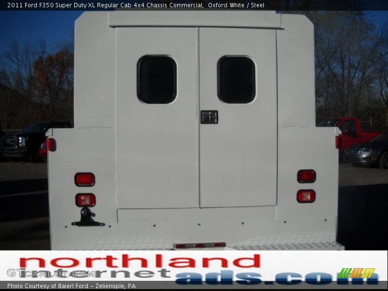 Oxford White / Steel 2011 Ford F350 Super Duty XL Regular Cab 4x4 Chassis Commercial