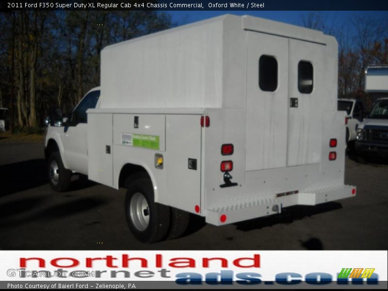 Oxford White / Steel 2011 Ford F350 Super Duty XL Regular Cab 4x4 Chassis Commercial