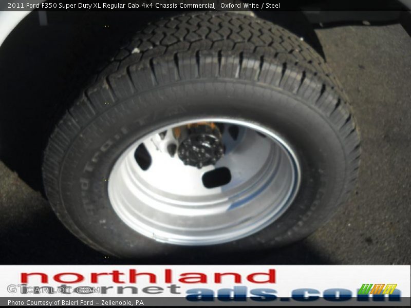Oxford White / Steel 2011 Ford F350 Super Duty XL Regular Cab 4x4 Chassis Commercial