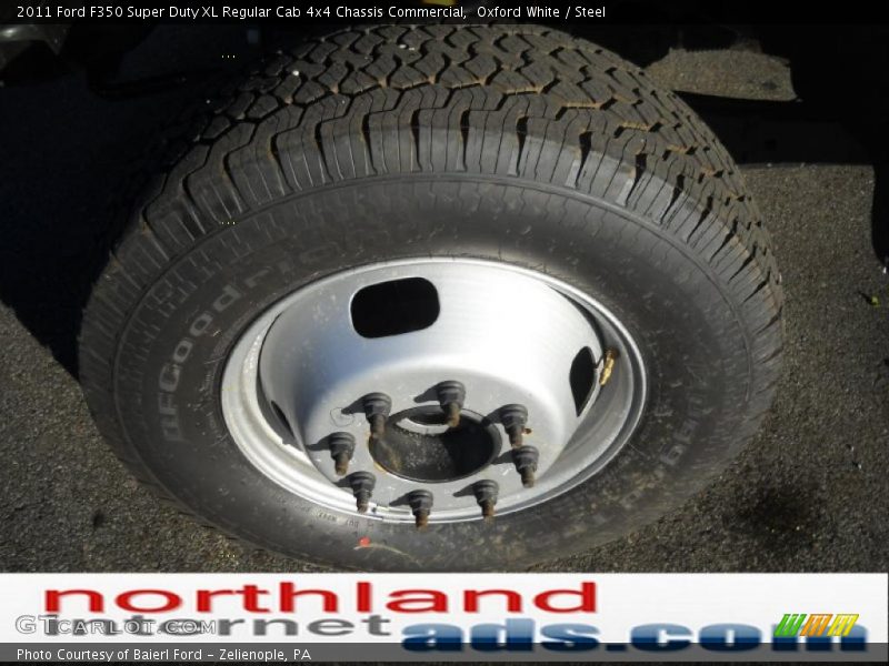 Oxford White / Steel 2011 Ford F350 Super Duty XL Regular Cab 4x4 Chassis Commercial
