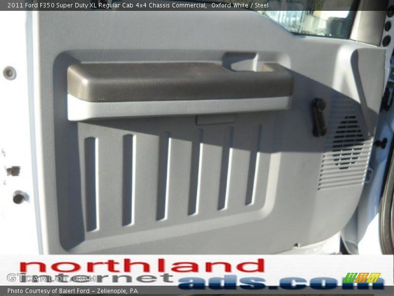 Oxford White / Steel 2011 Ford F350 Super Duty XL Regular Cab 4x4 Chassis Commercial