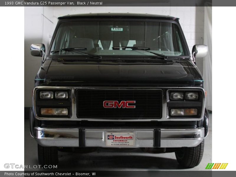 Black / Neutral 1993 GMC Vandura G25 Passenger Van