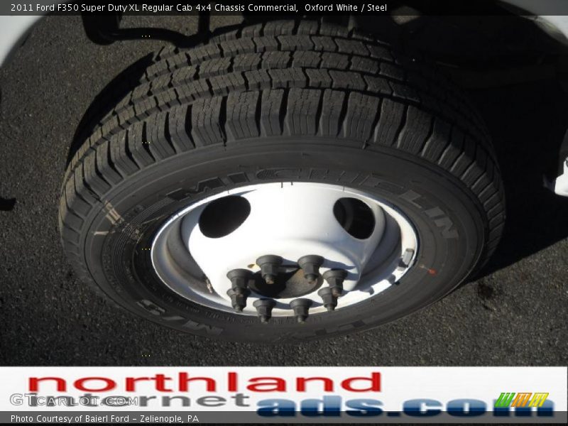 Oxford White / Steel 2011 Ford F350 Super Duty XL Regular Cab 4x4 Chassis Commercial