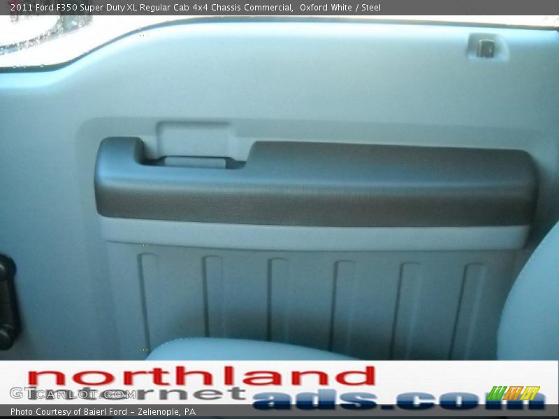Oxford White / Steel 2011 Ford F350 Super Duty XL Regular Cab 4x4 Chassis Commercial