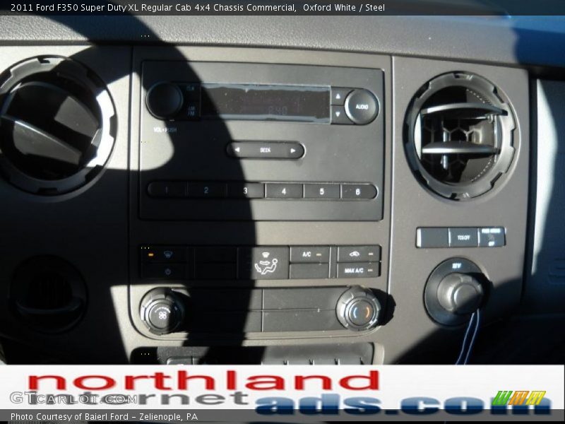 Oxford White / Steel 2011 Ford F350 Super Duty XL Regular Cab 4x4 Chassis Commercial