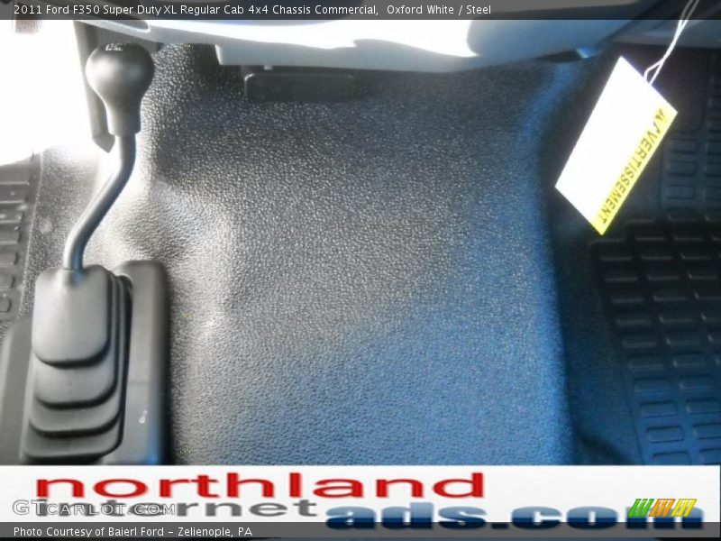 Oxford White / Steel 2011 Ford F350 Super Duty XL Regular Cab 4x4 Chassis Commercial
