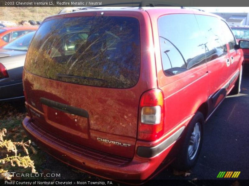 Redfire Metallic / Neutral 2003 Chevrolet Venture LS