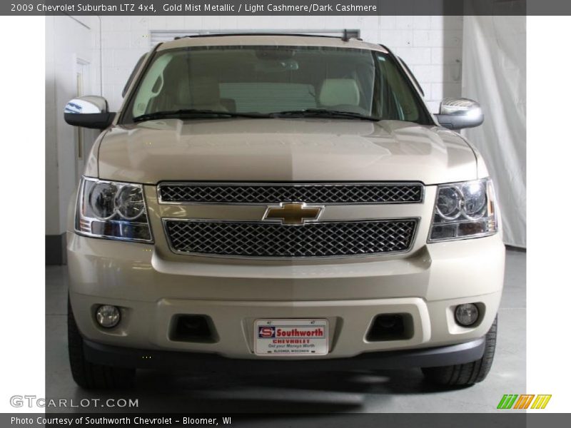 Gold Mist Metallic / Light Cashmere/Dark Cashmere 2009 Chevrolet Suburban LTZ 4x4