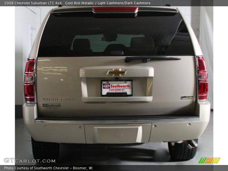 Gold Mist Metallic / Light Cashmere/Dark Cashmere 2009 Chevrolet Suburban LTZ 4x4