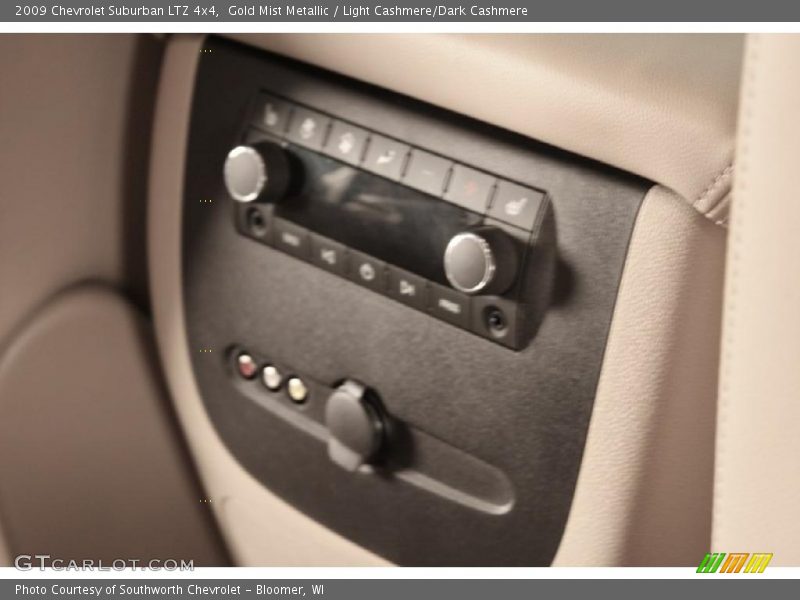 Gold Mist Metallic / Light Cashmere/Dark Cashmere 2009 Chevrolet Suburban LTZ 4x4