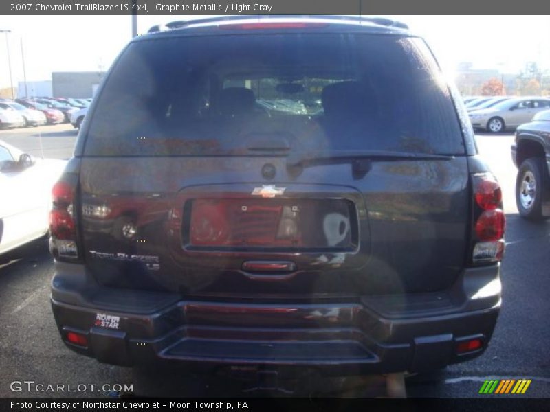 Graphite Metallic / Light Gray 2007 Chevrolet TrailBlazer LS 4x4