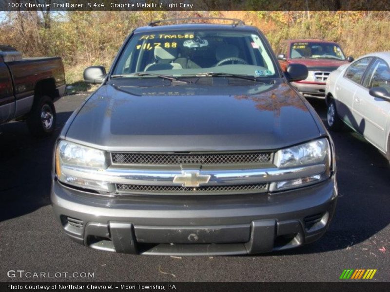 Graphite Metallic / Light Gray 2007 Chevrolet TrailBlazer LS 4x4