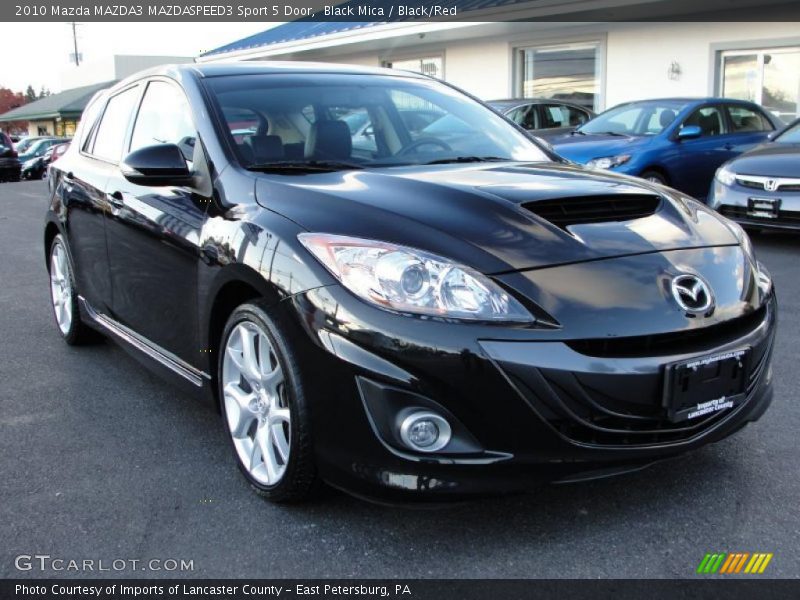 Front 3/4 View of 2010 MAZDA3 MAZDASPEED3 Sport 5 Door