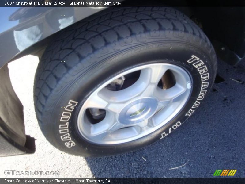 Graphite Metallic / Light Gray 2007 Chevrolet TrailBlazer LS 4x4