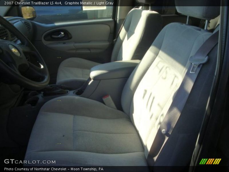 Graphite Metallic / Light Gray 2007 Chevrolet TrailBlazer LS 4x4