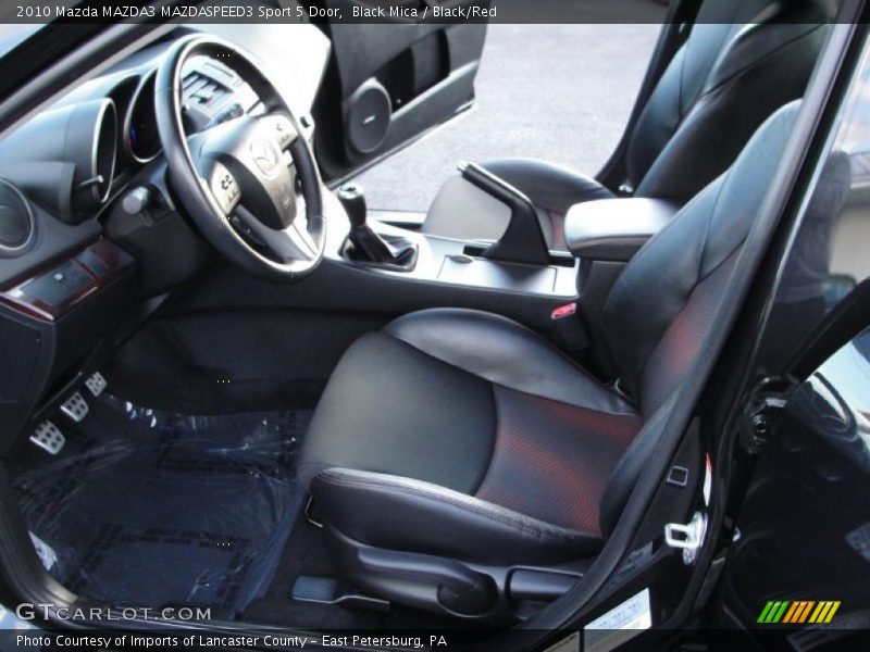  2010 MAZDA3 MAZDASPEED3 Sport 5 Door Black/Red Interior
