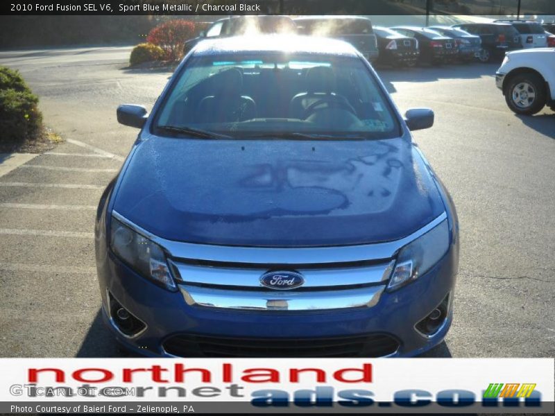 Sport Blue Metallic / Charcoal Black 2010 Ford Fusion SEL V6