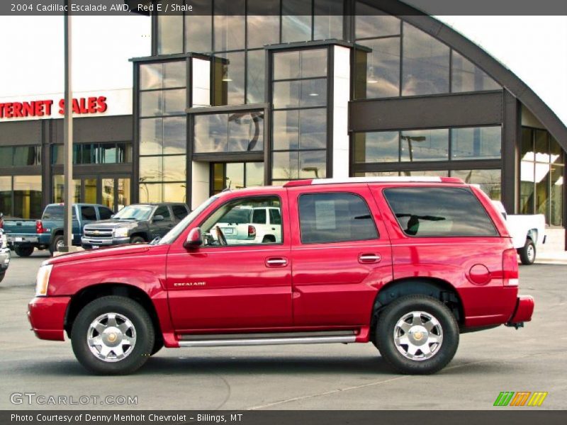 Red E / Shale 2004 Cadillac Escalade AWD